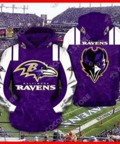 Baltimore Ravens Nfl For Ravens Lover 3d Printed Hoodie 3d
