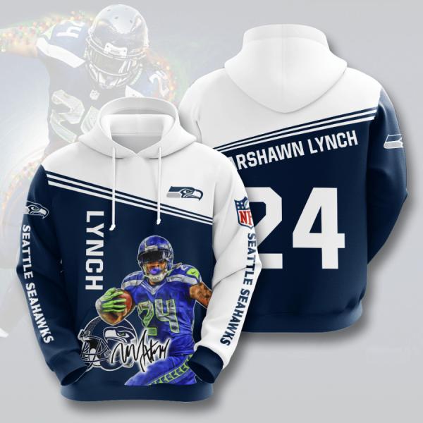 Seattle Seahawks and Marshawn Lynch fans Hoodie