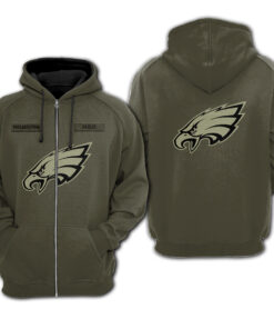 New Official N.F.L.Philadelphia Eagles Hoodies – Zip Hoodies