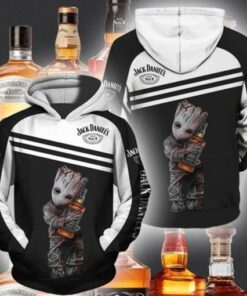 Groot Jack Daniels 3d Printed Hoodie 3d