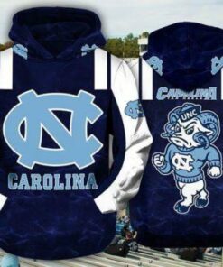 North Carolina Tar Heels Unc For Tar Heels Fan 3d Printed Hoodie 3d