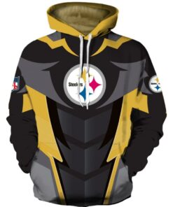 Hot Pittsburgh Steelers 3D Printed Hooded Pocket Pullover Hoodie