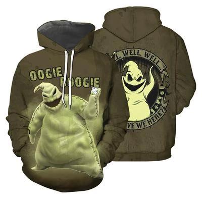Oogie Boogie Well What Have We Here Nightmare Before Christmas 3d All Over Printed Hoodie
