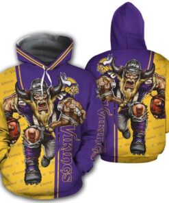 Official N.F.L.Minnesota Vikings Pullover Hoodies