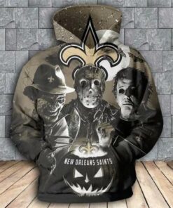 Jason Freddy Myers New Orleans Saints Halloween 3d All Over Printed Hoodie