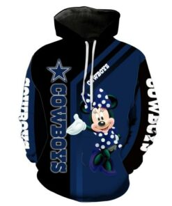 Dallas Cowboys Minnie Mouse NEW Full All Over Print V1445 Hoodie