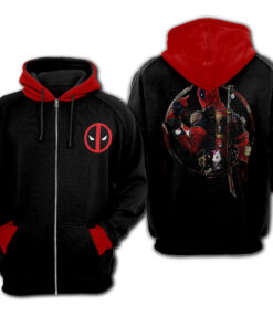 Deadpool Zip Up Hoodie Jacket TN47487