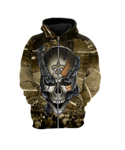 New Orleans Saints 3D Printed Hooded Pocket Pullover Hoodie