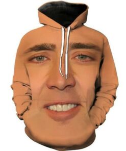 Nicolas Cage Funny 3D Hoodie Art#239