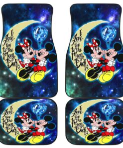 Disney Mickey & Minnie Car Floor Mats Cartoon Fan Gift H041420