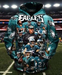 Men / Women Philadelphia Eagles 3D Hoodie, Philadelphia Eagles Hoodie, NFL Philadelphia Eagles Apparel V20