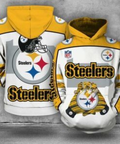 Men / Women Pittsburgh Steelers 3D Hoodie, Pittsburgh Steelers Hoodie, NFL Pittsburgh Steelers Apparel V12