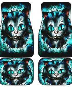 Cheshire Cat Alice In Wonderland Fat Face Car Floor Mats 191017