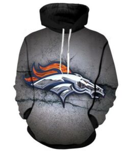 Men / Women Denver Broncos 3D Hoodie, Denver Broncos Hoodie, NFL Denver Broncos Apparel V1