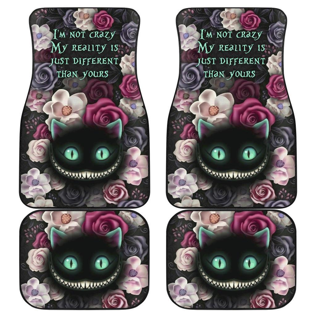 Cheshire Cat Alice In Wonderland Fat Face Car Floor Mats 191017