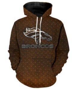 Men / Women Denver Broncos 3D Hoodie, Denver Broncos Hoodie, NFL Denver Broncos Apparel V2