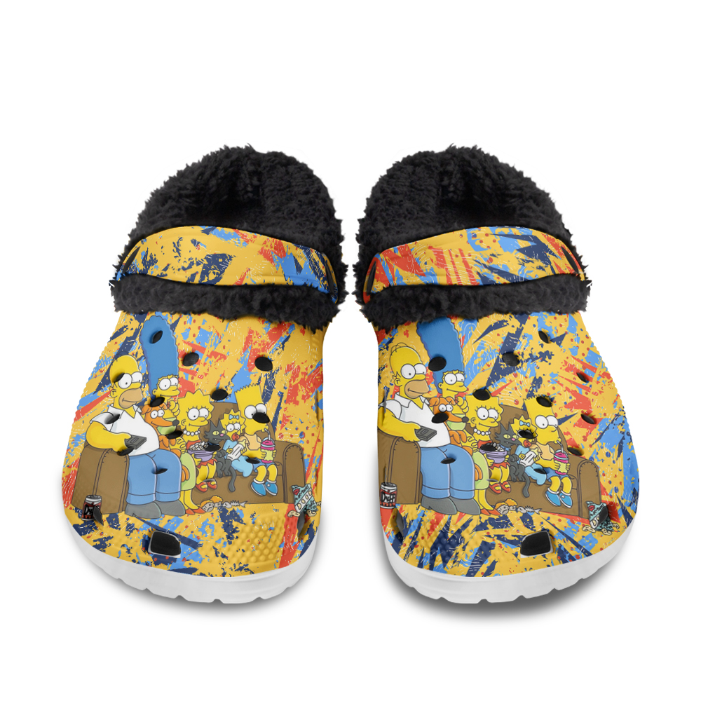 THE SIMPSONS Fuzzy Slippers Clog