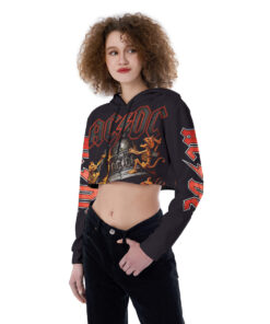 ACDC Croptop Hoodie