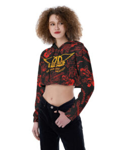 Aerosmith Croptop Hoodie