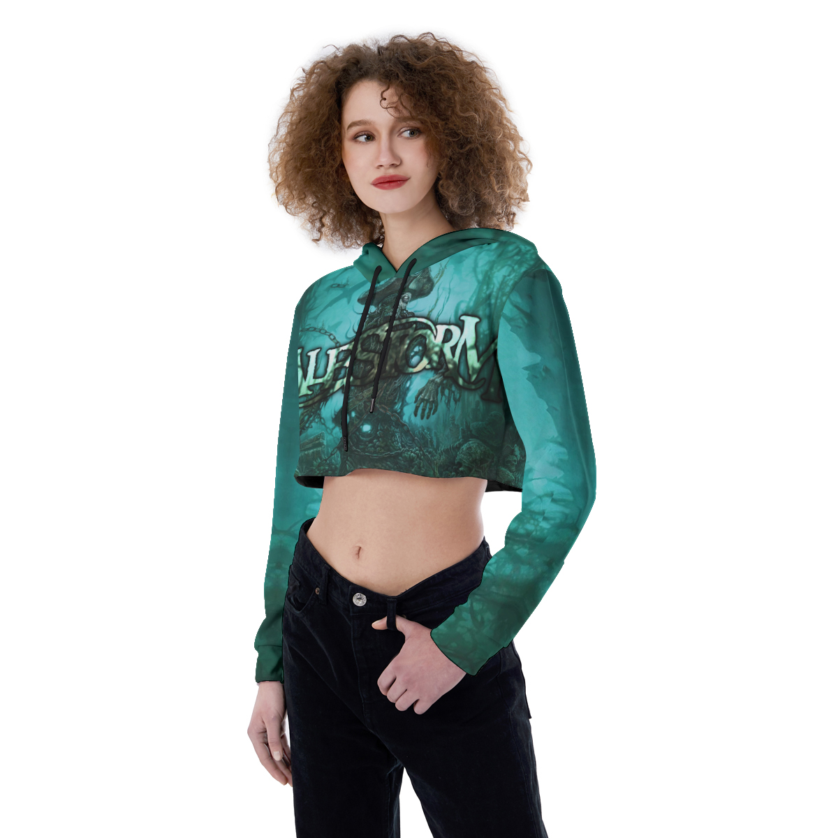 Anthrax Croptop Hoodie