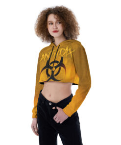 Anthrax Croptop Hoodie