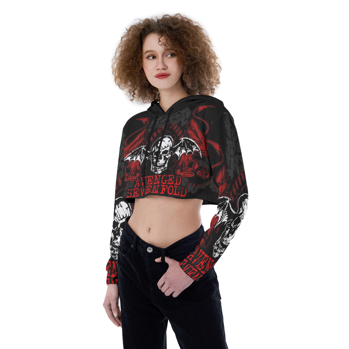 Blind Guardian Croptop Hoodie