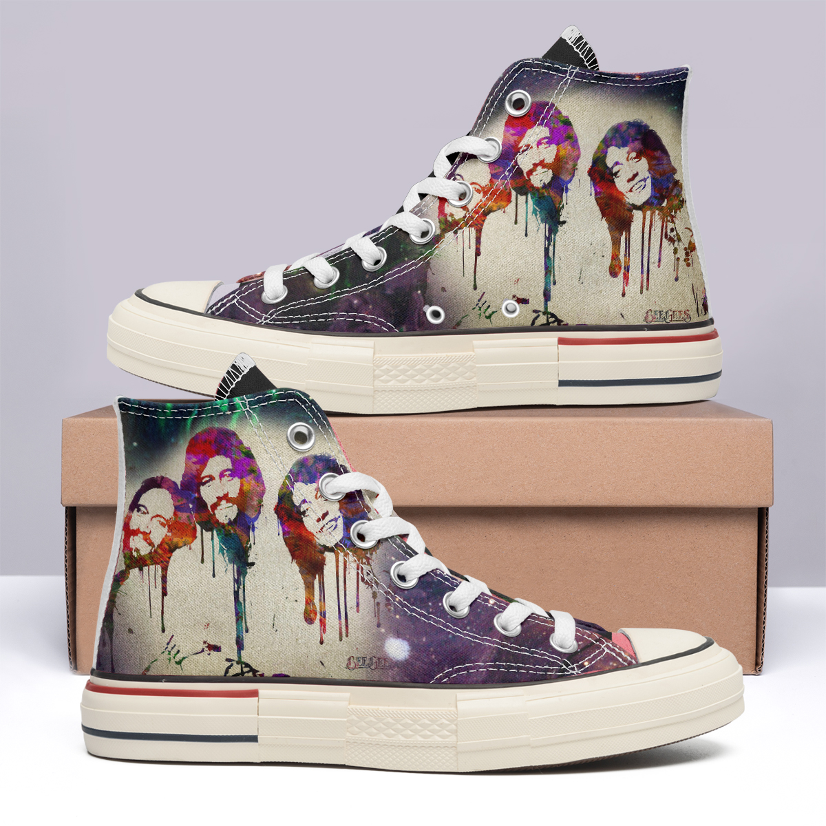 Bee Gees High Top Canvas Shoes Special Edition