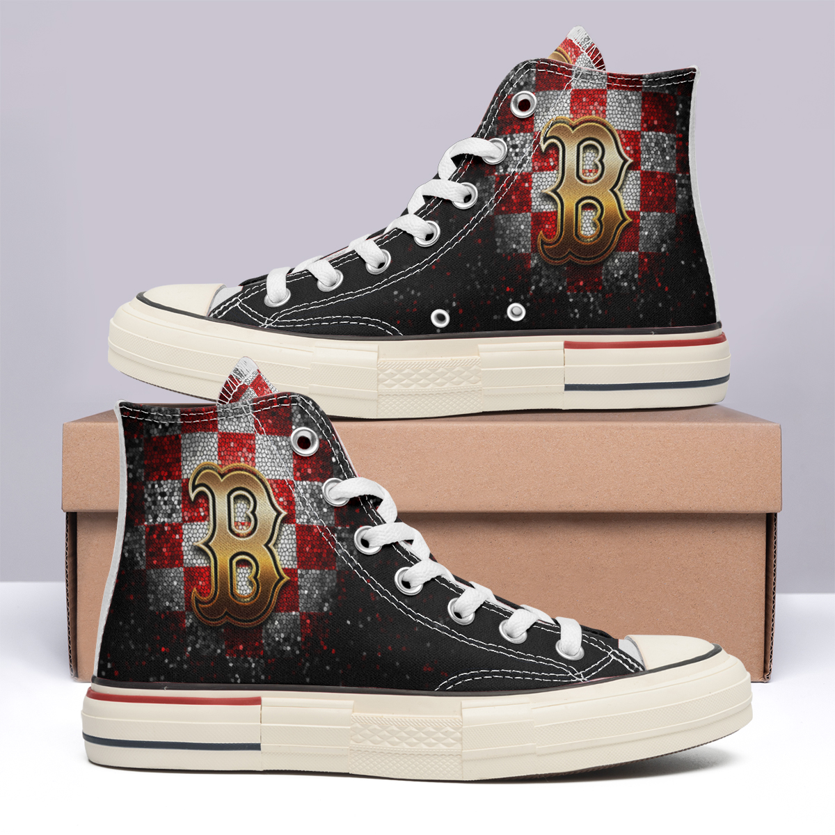 Los Angeles Angels High Top Canvas Shoes Special Edition