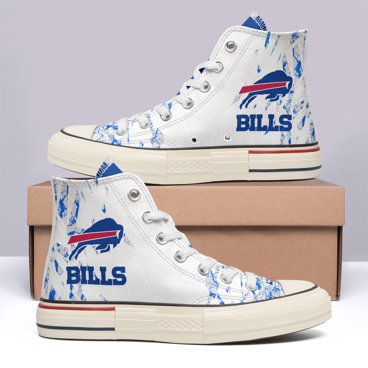 Buffalo Bills High Top Canvas Shoes Special Edition
