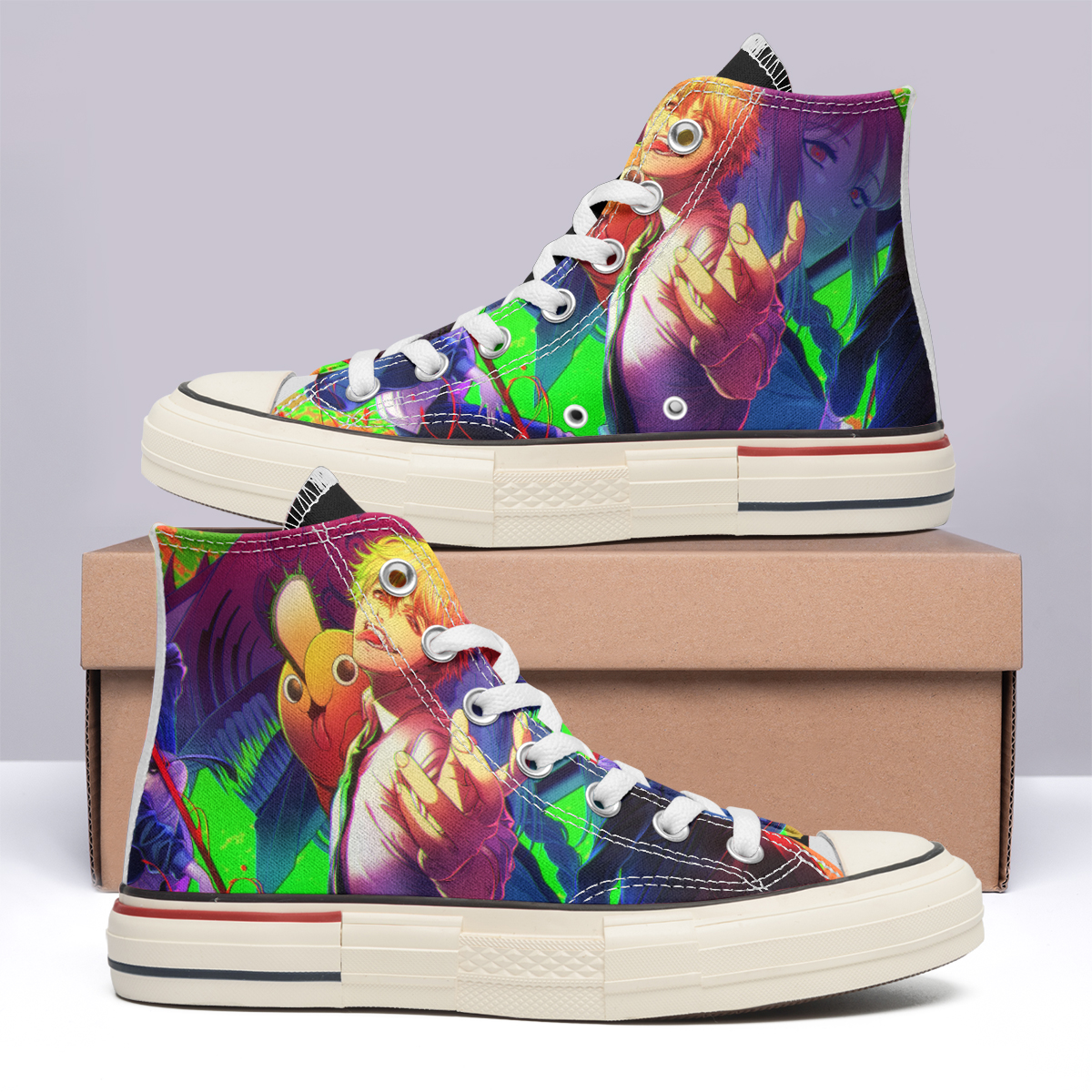 Zombie Mickey Mouse High Top Canvas Shoes Special Edition