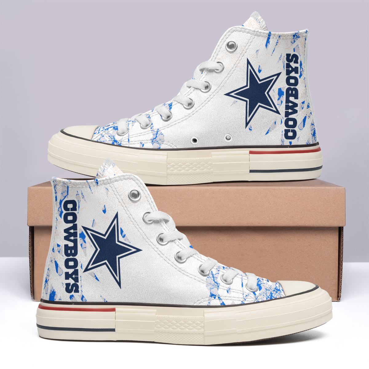 Houston Texans High Top Canvas Shoes Special Edition