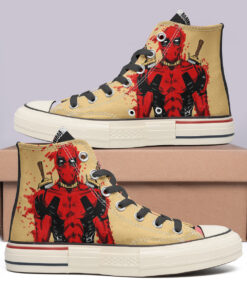 Deadpool High Top Canvas Shoes Special Edition