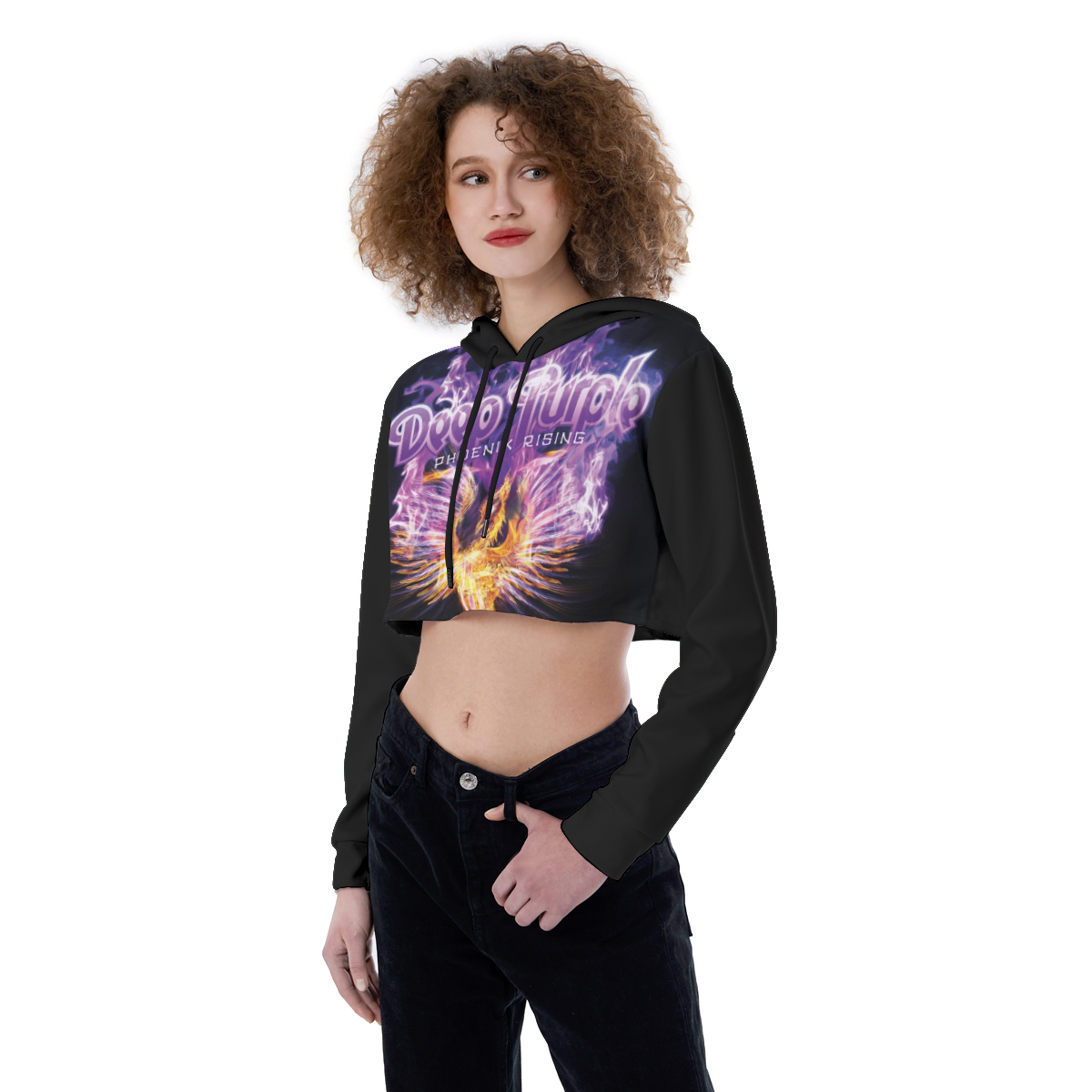 Dethklok Croptop Hoodie