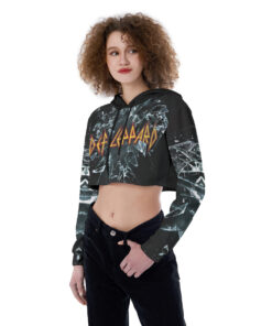 Def leppard Croptop Hoodie