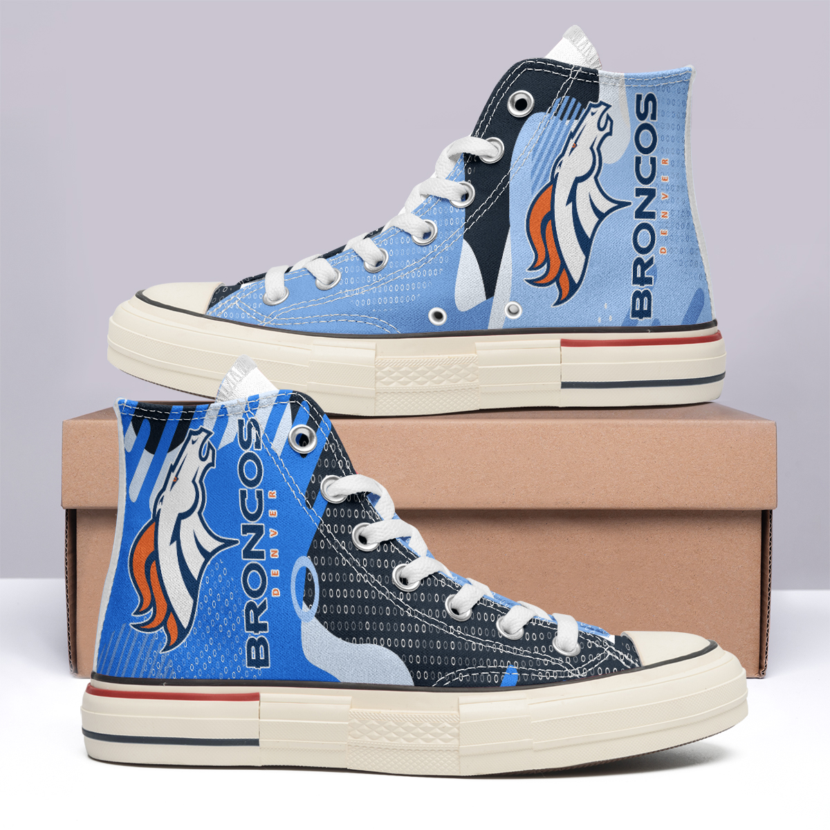 Los Angeles Chargers High Top Canvas Shoes Special Edition
