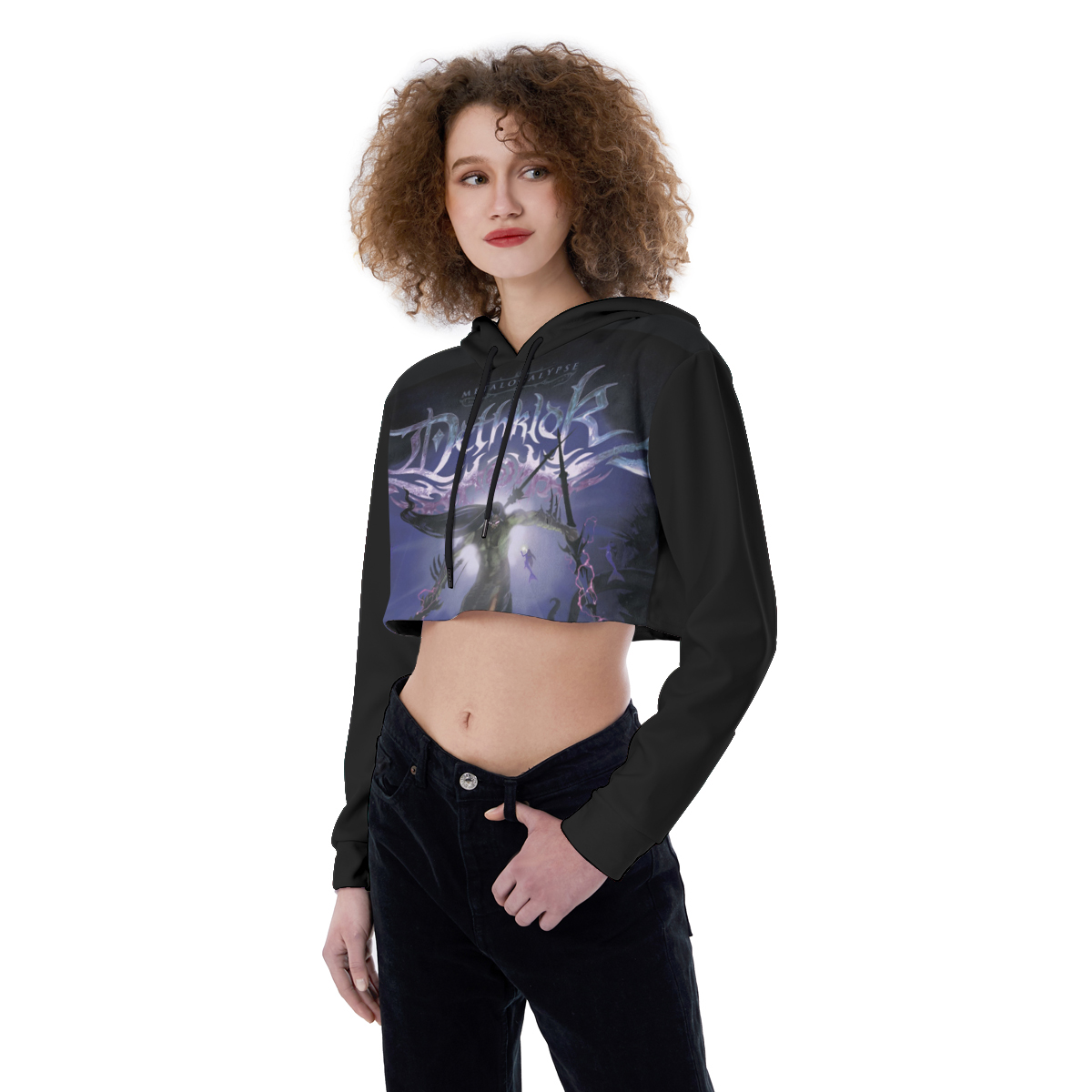 Def leppard Croptop Hoodie