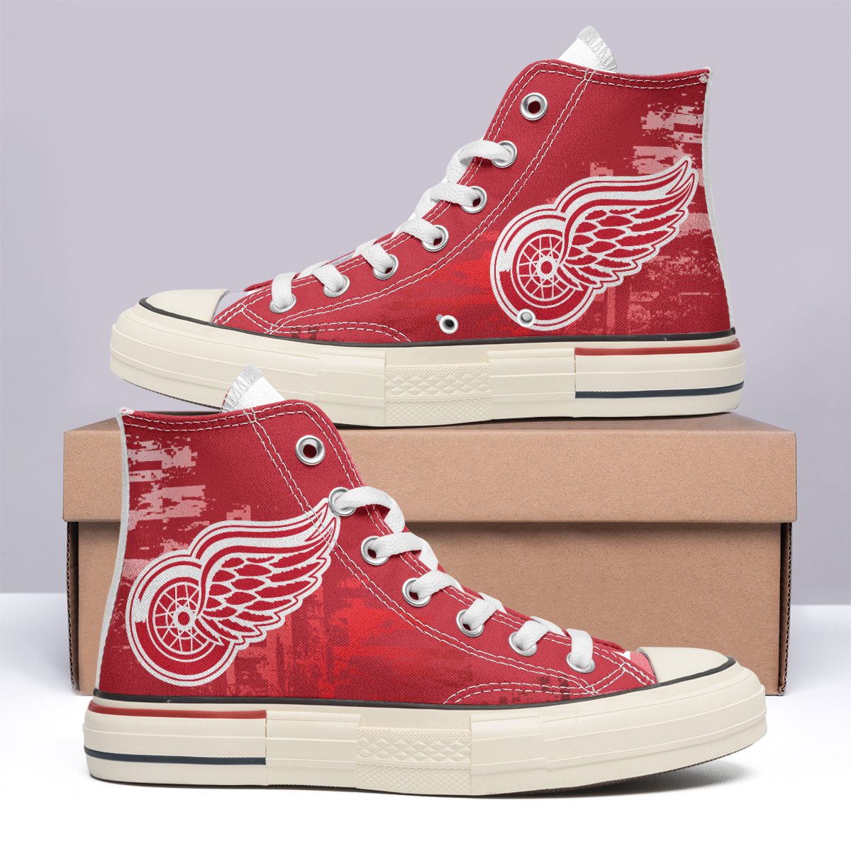 Chicago Blackhawks High Top Canvas Shoes Special Edition