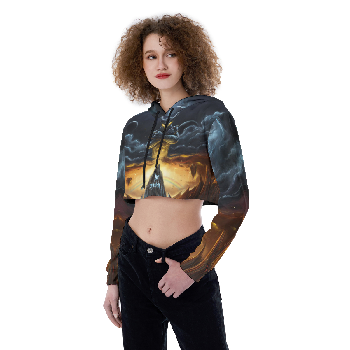 Dimmu Borgir Croptop Hoodie