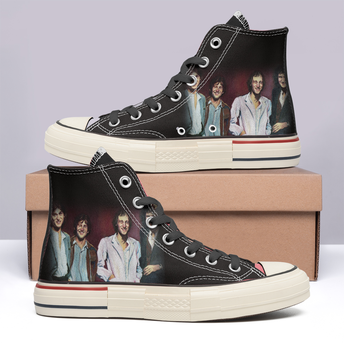 Dire Straits High Top Canvas Shoes Special Edition