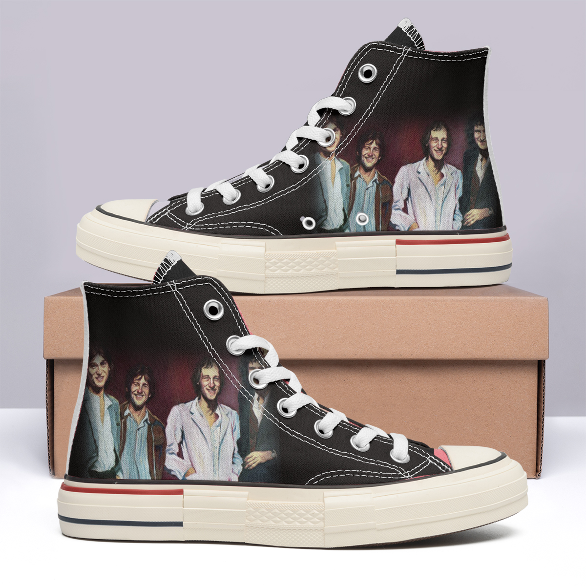Dire Straits High Top Canvas Shoes Special Edition