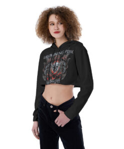 Drowning Pool Croptop Hoodie