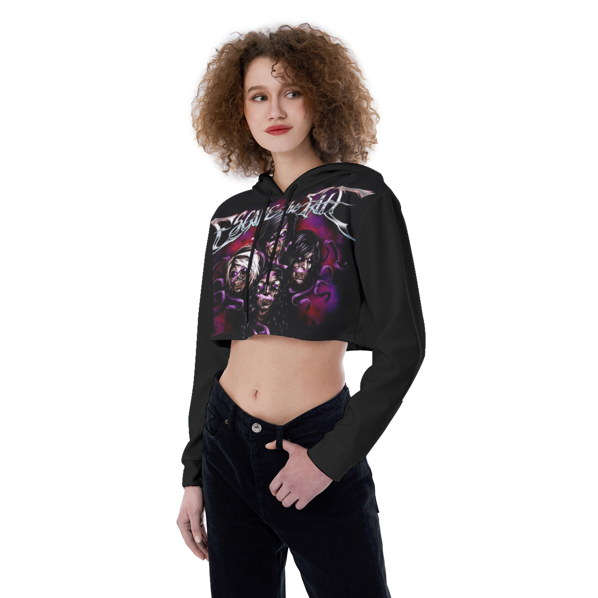 Faith no more Croptop Hoodie