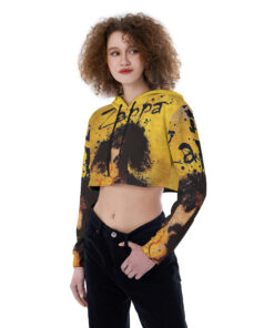 Frank Zappa Croptop Hoodie