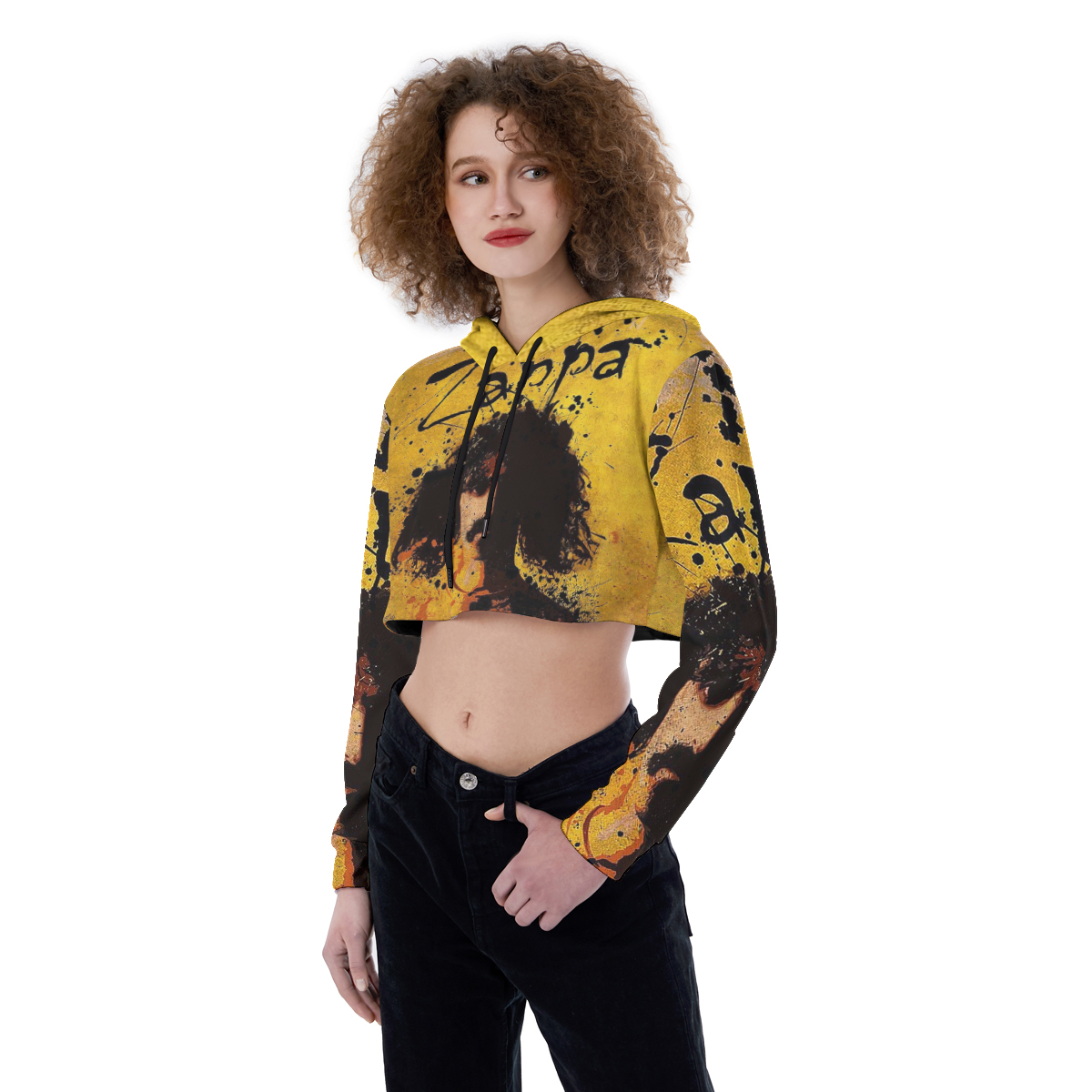 Ghost Croptop Hoodie