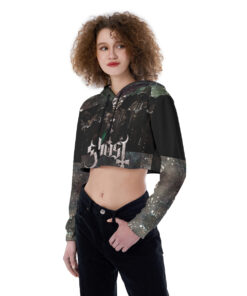 Ghost Croptop Hoodie