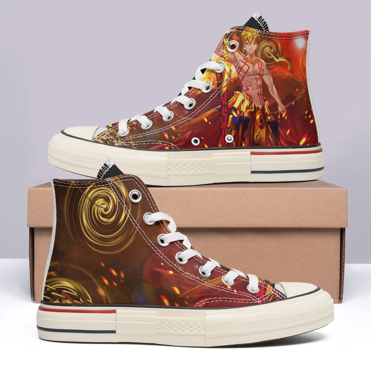 Inosuke Demon Slayer High Top Canvas Shoes Special Edition