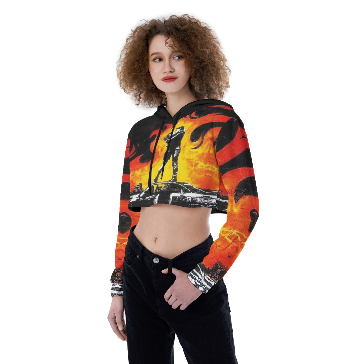 Gruesome Croptop Hoodie