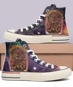 Guns N_ Roses High Top Canvas Shoes Special Edition