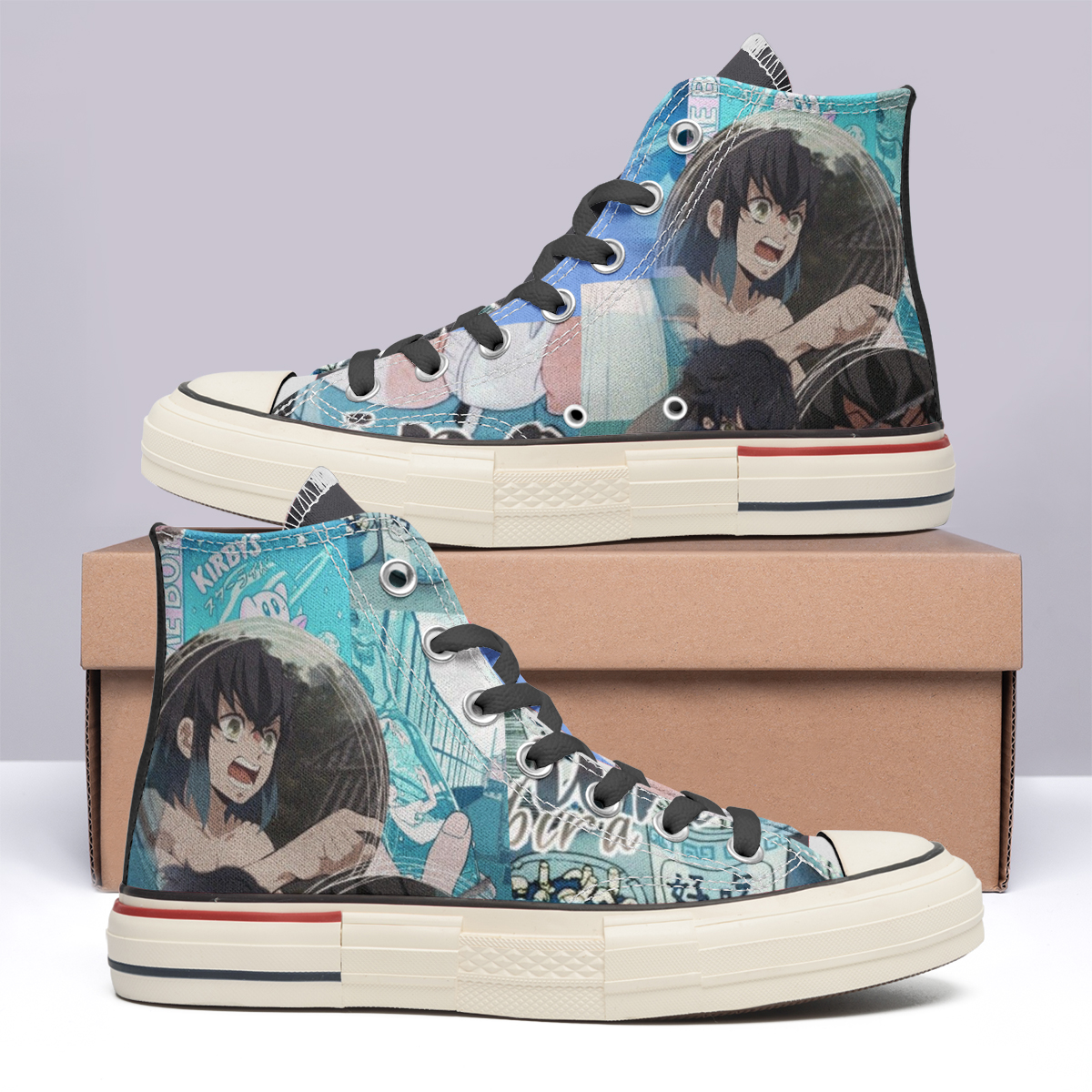 Inosuke Demon Slayer High Top Canvas Shoes Special Edition