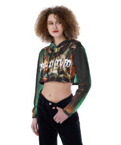 Job for a cowboy Croptop Hoodie